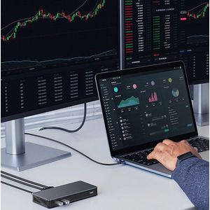 Ugreen CM615 V2.1 Pro Docking Station - USB-C - Grijs