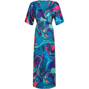 Chic by Lirette - Kimono jurk Lotus Sorobon - Deep Turquoise - XS