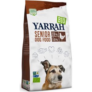 4x Yarrah Bio Hondenvoer Senior Kip 2 kg