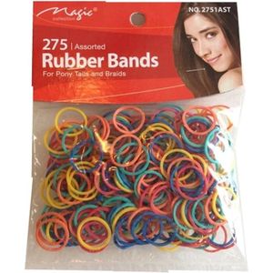 275 Pcs Magic Elastic Rubberbands For Pony Tails & Braids 2stuk