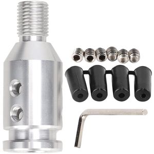 Autopookknopadapter 12x1,25 - Universeel Aluminium - Zilver - Eenvoudige Installatie