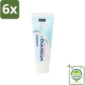 Sence - Whitening - Tandpasta - Met Fluor - 75 ml - Voordeelverpakking - 6 stuks - Tandpasta - Whitening