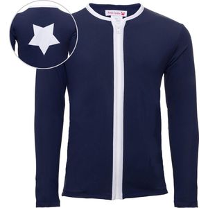 Petit Crabe UV werend shirt Kinderen lange mouwen Ster - Donkerblauw - Maat 92-98