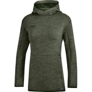 Jako - Training Sweat Premium Woman - Sweater met kap Premium Basics - 40 - Bruin