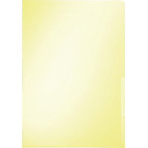 LEITZ Premium transparante omslag, A4, PVC, geel, 0,15 mm