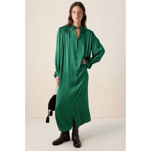 Sissy-Boy - Groene satijnen maxi jurk