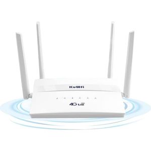 Dual Band 4G LTE Router met 750Mbps Snelheid en SIM-slot - Ideaal voor Thuis en Onderweg