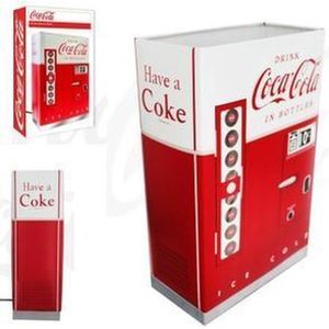 Coca-Cola tafel lamp ""ICE COLD"" automaat stijl