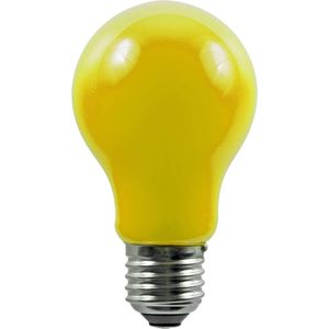 Schiefer - E27 Gloeilamp - Geel - 11W - Dimbaar