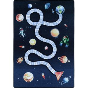 Kindervloerkleed | Tapijt | Play | Astronaut | Navy | 140x200 cm