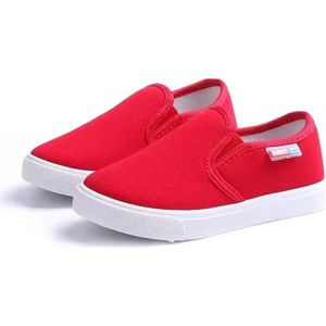Nette Instappers voor Kinderen - Loafers - Sneaker - Schoenen - Rood
