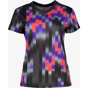 Dutchy Dry dames voetbal T-shirt zwart met print - Maat L