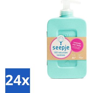 24 x Seepje - Handzeep - Zachte Geur - Lavendel met Tonka - 300 ml - Handzeep - Lavendel - Tonka - Natuurlijke Handzeep - Vegan Handzeep