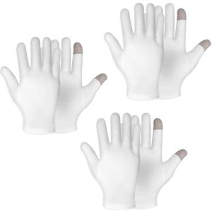TRANKIELO® - Hydraterende Touchscreen Handschoenen - 100% Katoen voor Eczeem en Droge Huid - Perfect voor Spa Behandelingen