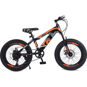 Cyclux New Fashion Jongensfiets Mtb 20 Inch 7 Speed Shimano Oranje