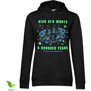 Rick And Morty A Hundred Years Girls Hoodie Damen Black-S