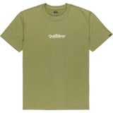 Quiksilver - Fineline - T-shirt - Groen - Katoenen Jersey Stof - Regular Fit