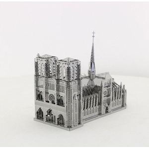 Bouwpakket Miniatuur Notre Dame  (Parijs)- metaal