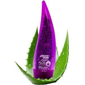 SOFTTO PLUS Aloë Vera Verstevigende Gel / Verfrissende anti-verouderingsgel met 99% aloë vera 250 ml