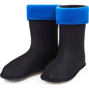 Ladeheid Sokken voor Regenlaarzen Modell LA-KL-EVA-Kids en KL050 – Fleecesokken – 35 – Blauw - LA-KL-045