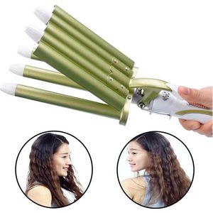 Shinon Professional Golvenkrultang – Waver Tang - Beach Waves - Krultang titanium tourmaline – Pearl pro curl 16 mm