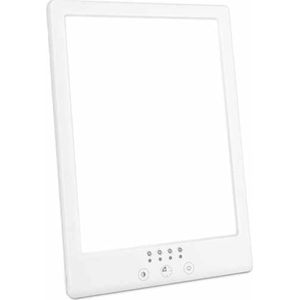 LED Daglichtlamp - 10000 Lux Felle LED Werklamp - Instelbare Timer en 3 Lichtstanden - Kleine Bureaulamp voor Werk, Studie en Ontspanning - Kantoor- en Studielamp - Voor Thuiswerkers en Studenten - Therapielamp - Wit - 1 Stuk