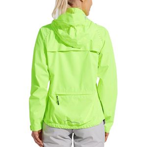 Dames Waterdichte Fietsjas en Regenjas - Ademend en Licht Gewicht met Opvouwbare Capuchon