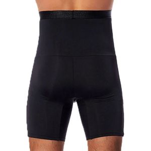 Corrigerende heren broek - Compressie onderbroek mannen - Afslank broek - Zwart