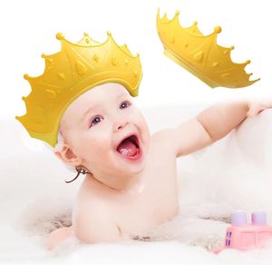 Douchemuts voor kinderen - Haarwashulp voor kinderen - Bescherming tijdens haar wassen - Verstelbare kroon - Shampoo bescherming - Oogbescherming - Haren wassen voor ogen oren
