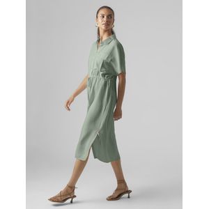 VERO MODA - VMIRIS SHIRT CALF DRESS WVN GA - Dames - Mini jurken