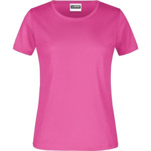 James And Nicholson Dames/dames Basic T-Shirt (Roze)