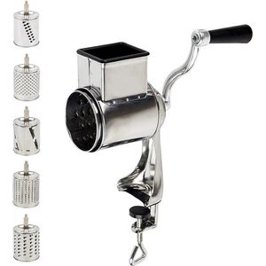 Gran Vida® - Groentesnijder - Multifunctioneel - 5 Rollers - Roestvrij Staal