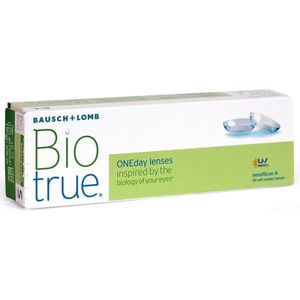 +3,00 Biotrue ONEDay - 30 pack - Daglenzen  - Contactlenzen