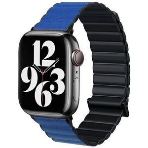 Beline pasek Apple Watch Magnetic Pro 42/44/45/49mm black/blue box