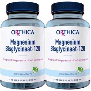 2x Orthica Magnesium Bisglycinaat-120 120 capsules