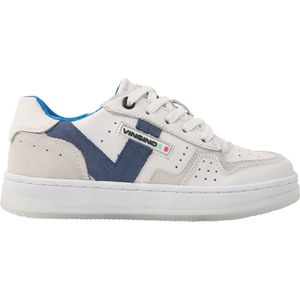 Vingino Javi jongens sneaker - Blauw wit - Maat 28