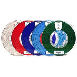 Kexcelled PLA Combideal 5 x 500g = 2,5kg (Wit, Rood, Blauw, Meerblauw + Groen) 3D Printer filament