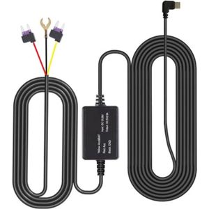 Dashcam Hardwire Kit Type C Hardwire Kit Mini Fuse USB C Port Wiring Low Voltage Protection for Dashcam GPS Power Supply
