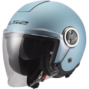 LS2 OF620 Classy jet helm solid parel blauw M - Motor & Scooter