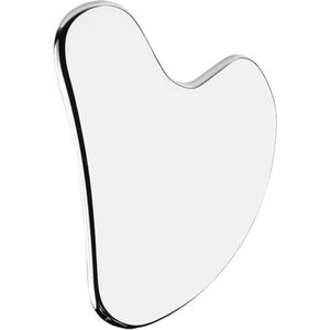 Vitdipy - Gua Sha Steen Metaal - Massagehulpmiddel - Massagehulpmiddel - Massage - Ontspanning - RVS - Onbreekbaar