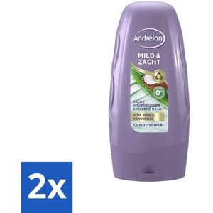 Andrélon - Mild & Zacht - Conditioner - 250 ml - Voordeelverpakking - 2 stuks