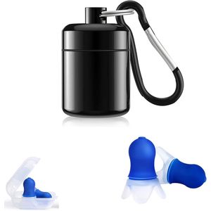 JGS Premium - Concert oordopjes met gehoorbescherming en aluminium houder for ruisonderdrukking Photograph oordopjes met geluidsbescherming