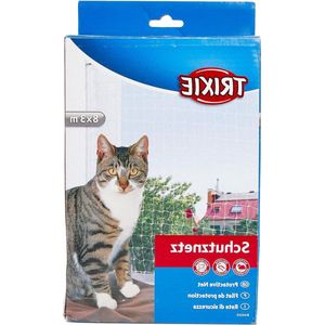 Veiligheidsnet 44343 8 x 3 m Transparant - Trixie Toevoegen: Katten, Honden Kattennet - Kattennet Balkon