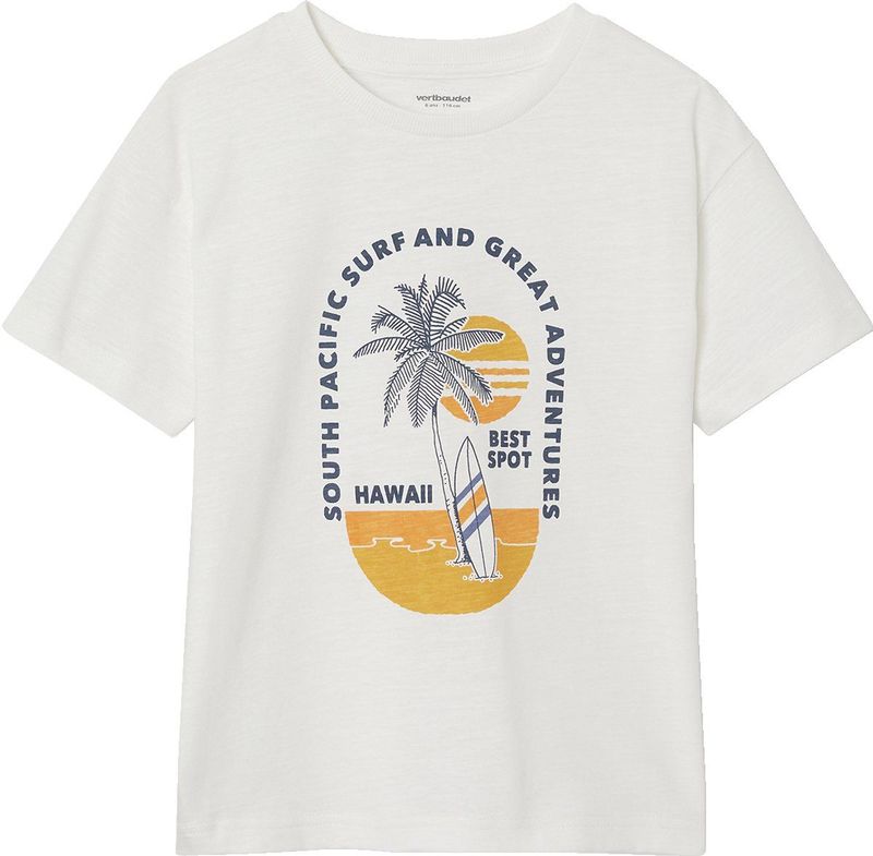 Vertbaudet - Jongensshirt - Grafische Motieven - Korte Mouwen