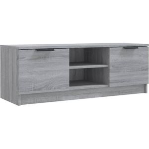 vidaXL-Tv-meubel-102x35x36,5-cm-bewerkt-hout-grijs-sonoma-eikenkleurig