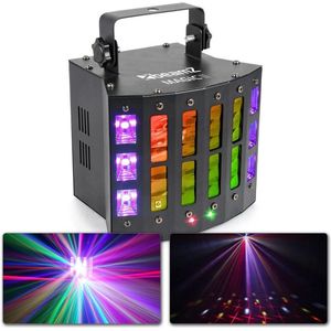 BeamZ Magic2 4-in-1 lichteffect met Laser, LED Derby, Blacklight en Stroboscoop