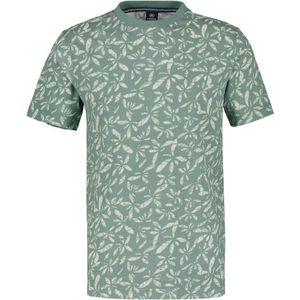Lerros T-shirt T Shirt Met Allover Bloemenprint 2443037 467 Mannen Maat - 3XL