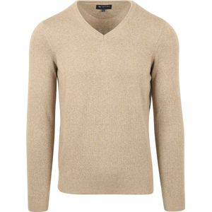 Suitable Respect Vinir Pullover Melange Sand - Maat 3XL - Heren