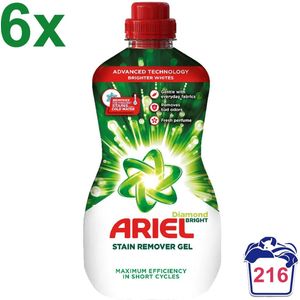 Ariel Diamond Bright Vlekverwijderaar Vloeibaar Witte Was 6x 950 ml
