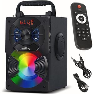 Draagbare Bluetooth luidspreker met 11W output vermogen, radio en USB-aansluiting